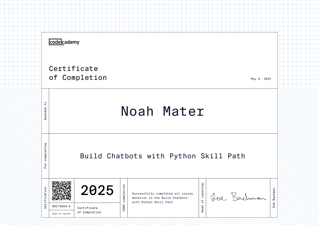 Certification 7